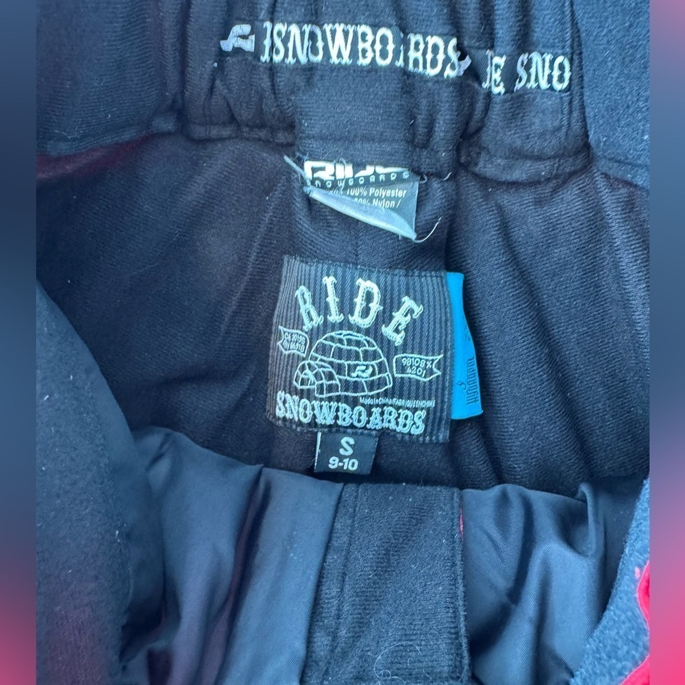 RIDE Snowboards Snow Pants Unisex Youth Size Small - Picture 6 of 6